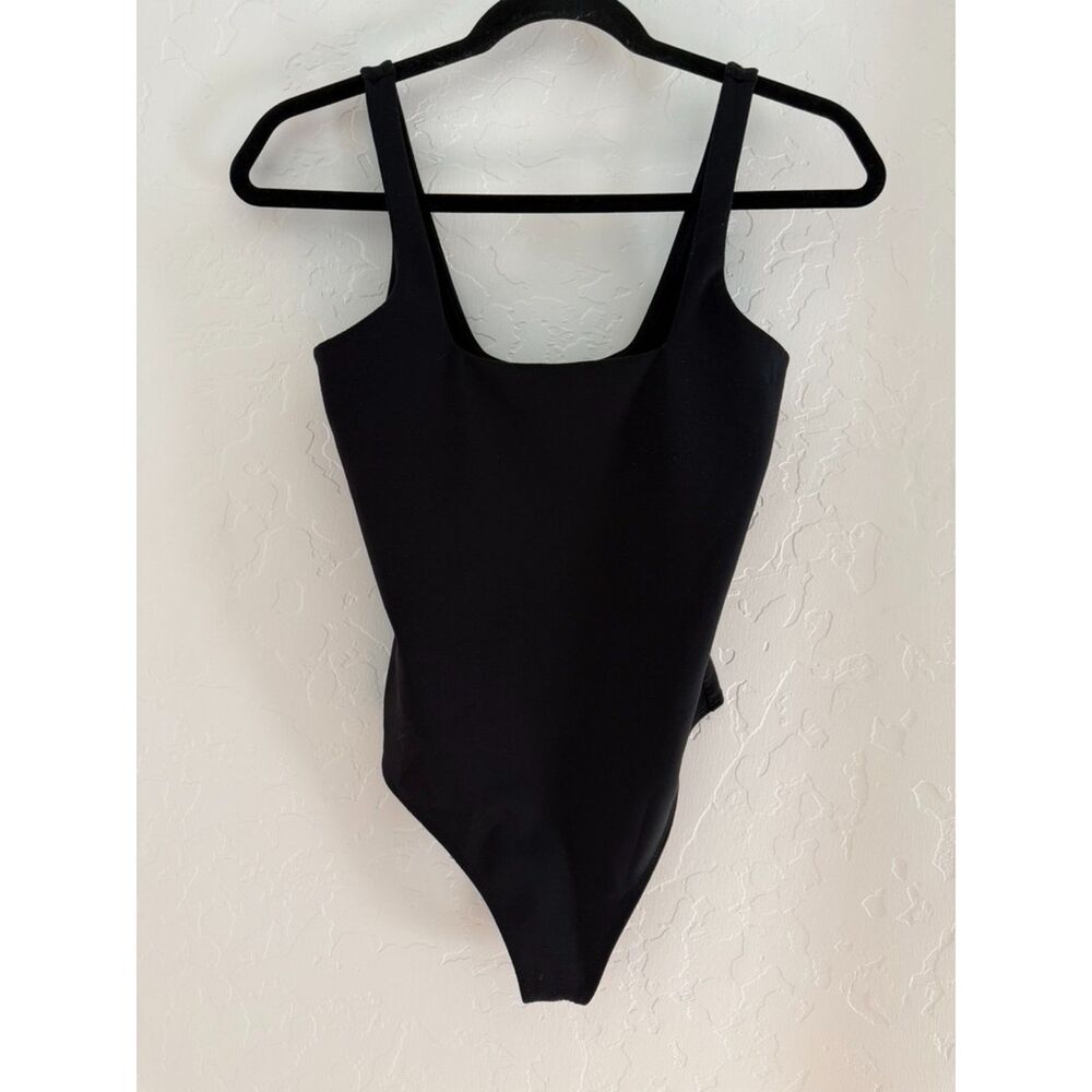 Good American Square Neck One-Piece Bodysuit